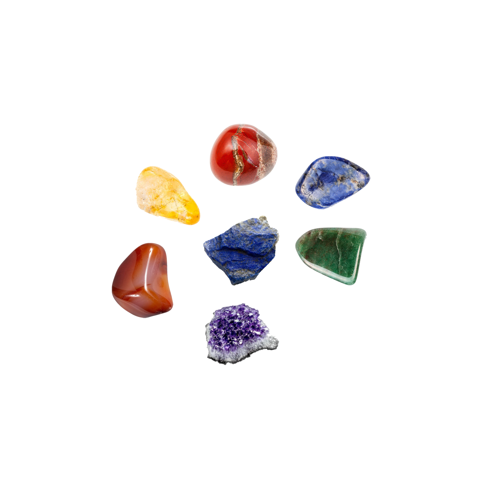 Seven Chakra Healing Crystals